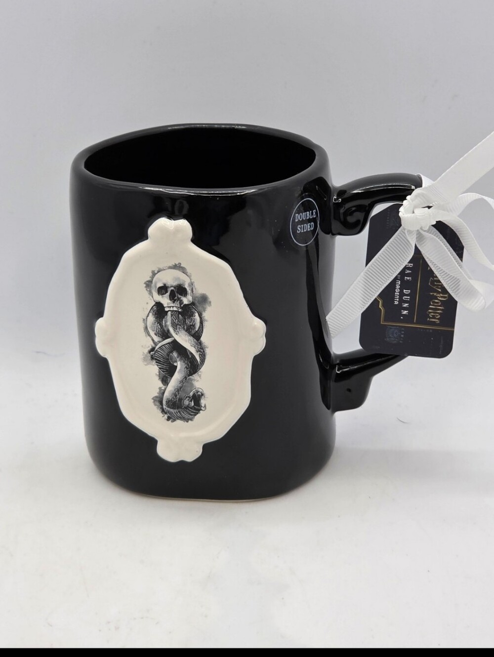 Rae Dunn Harry Potter Ceramic Mug  " The Dark Mark"
